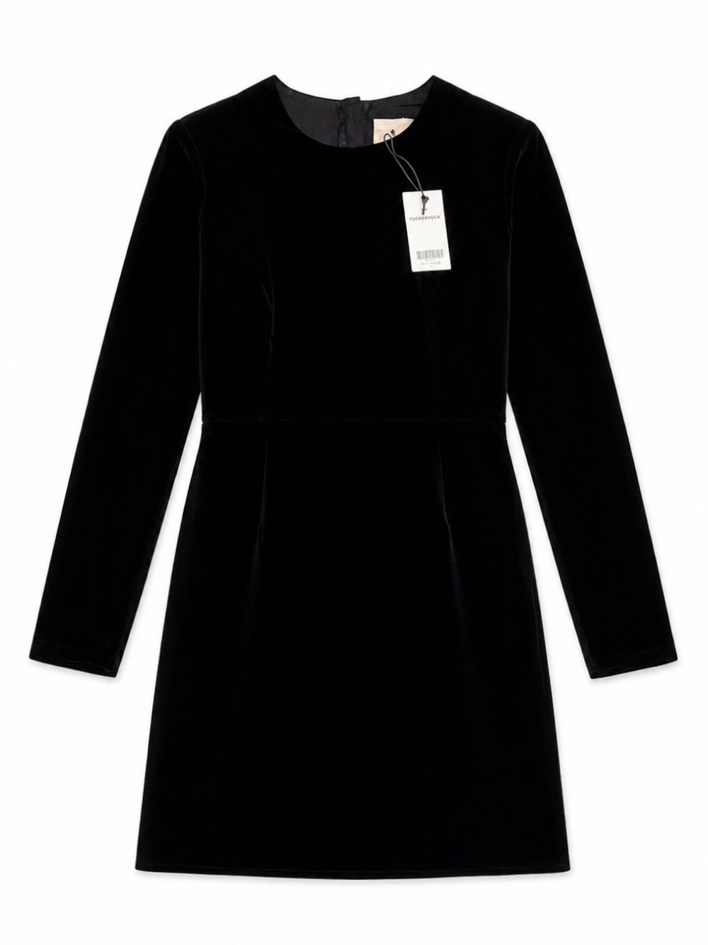 Tuckernuck Haley Black Velvet Long Sleeve Formal Cocktail Mini Dress Women’s 10